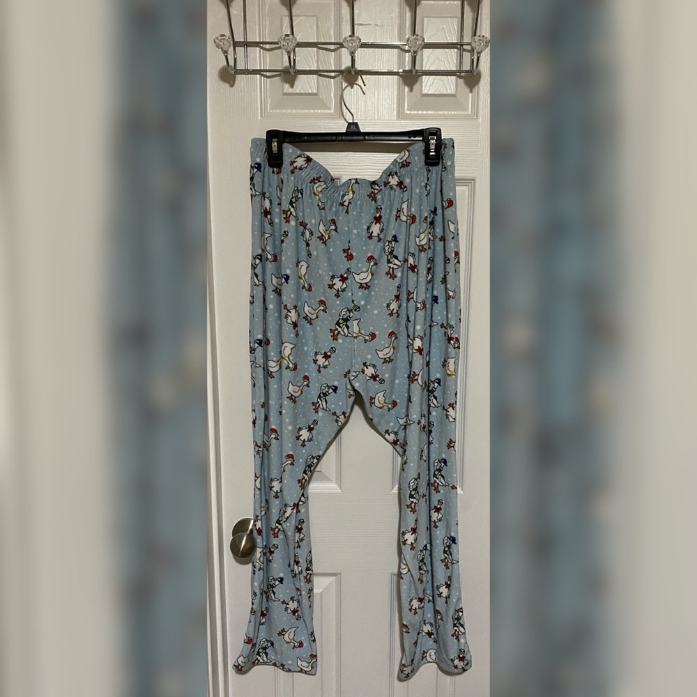 Christmas Cartoon Geese Pajama Pants - Picture 2 of 3